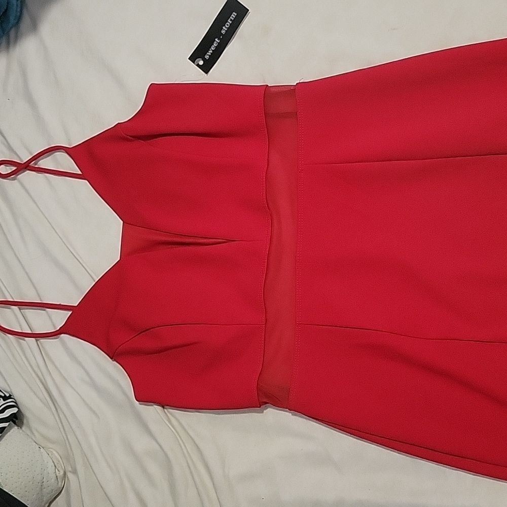 🩷Sexy Red Mini Dress